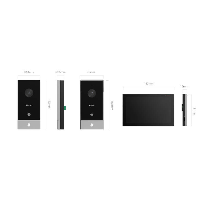EZVIZ CS-HP5 Wi-Fi domofona komplekts