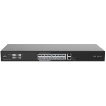 NSW3000-16T1GT1GC-L-POE-IN  Pārvaldāms PoE komutators 16FEPoE+1GE+1ComboUplinkPoE 150W
