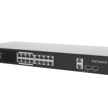 NSW3000-17GT1GP1GC-POE-IN Pārvaldāms PoE komutators 16GEPoE+1GEUplink+1GEComboSFPPoE 250W