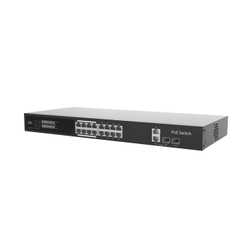 NSW3000-17GT1GP1GC-POE-IN Pārvaldāms PoE komutators 16GEPoE+1GEUplink+1GEComboSFPPoE 250W