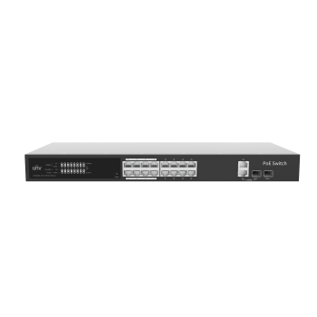 NSW3000-17GT1GP1GC-POE-IN Pārvaldāms PoE komutators 16GEPoE+1GEUplink+1GEComboSFPPoE 250W