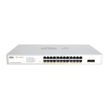 WI-PCES318GF V2 Gigabit pārvaldāms PoE Komutators 16GEPoE+2GEUplinkPoE 240W