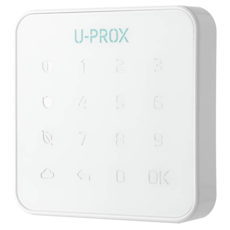 KEYPAD G1 WH ~ U-PROX bezvadu skārienjutīga mini-tastatūra 868MHz KEYPAD G1 WH ~ U-PROX bezvadu skārienjutīga mini-tastatūra 868MHz