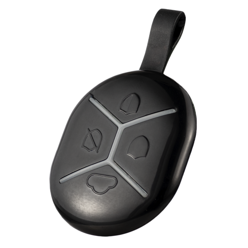 KEYFOB B4 BL ~ U-PROX bezvadu 4-pogu breloks 868MHz KEYFOB B4 BL ~ U-PROX bezvadu 4-pogu breloks 868MHz
