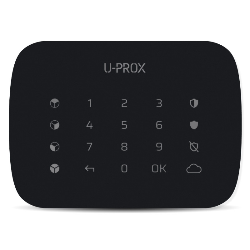 KEYPAD G4 BL ~ U-PROX bezvadu skārienjutīga tastatūra 868MHz KEYPAD G4 BL ~ U-PROX bezvadu skārienjutīga tastatūra 868MHz