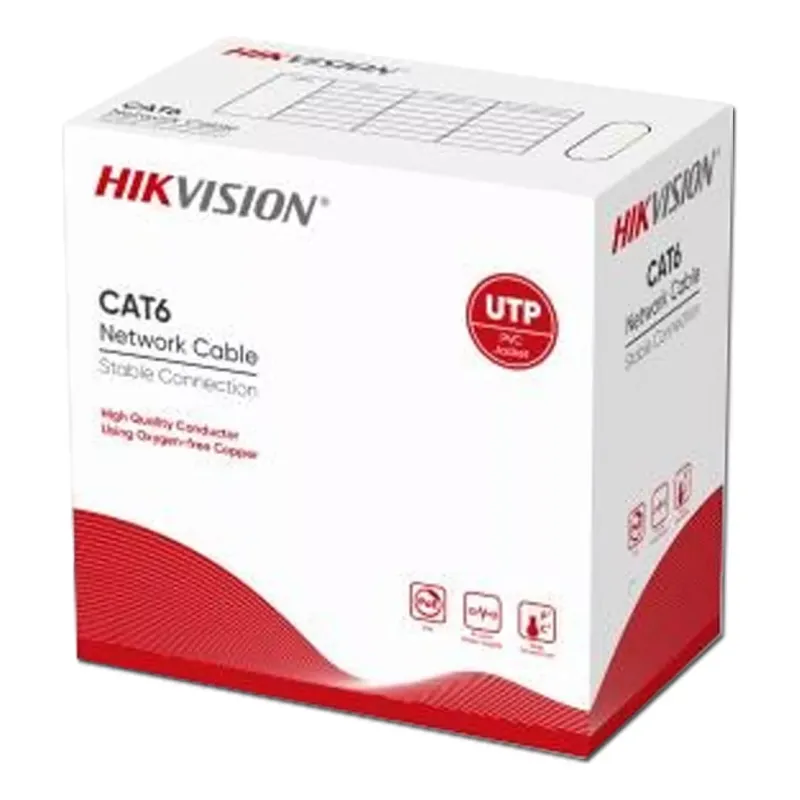 UTP CAT6  indoor Hikvision DS-1LN6-UE-W CU AW24 0.53mm white