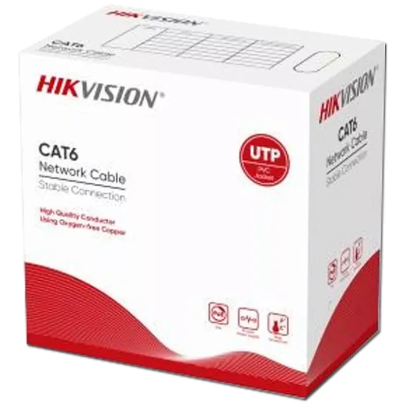 UTP CAT6  indoor Hikvision DS-1LN6-UE-W CU AW24 0.53mm white