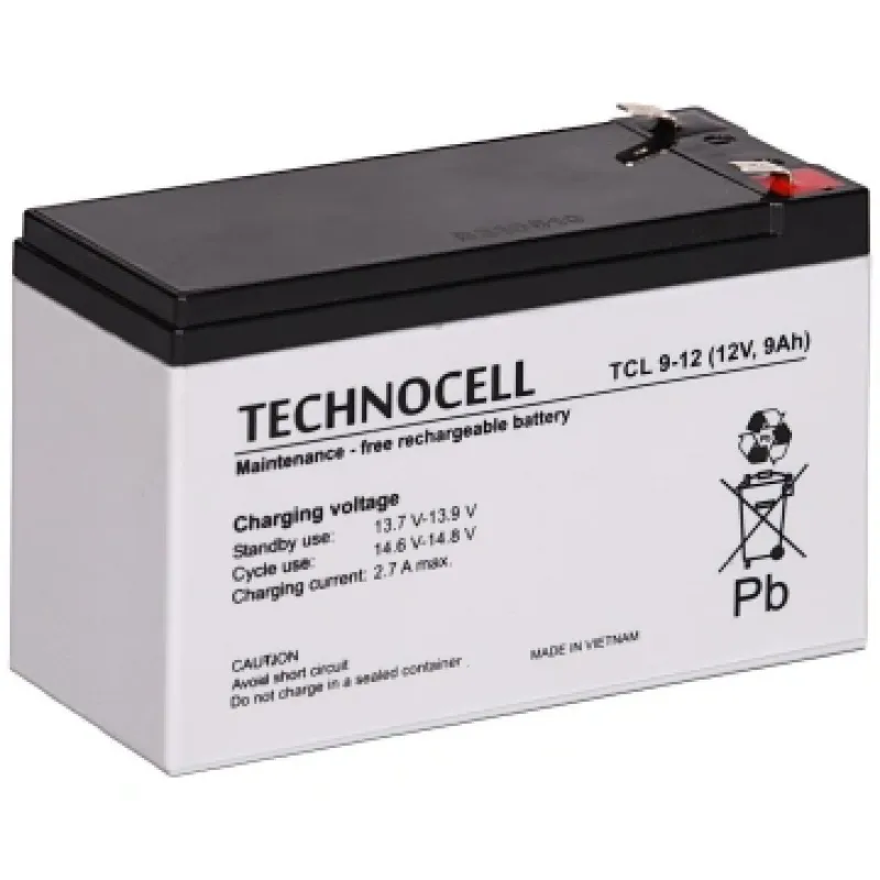 TC9-12  Akumulators  9 Ah 12V