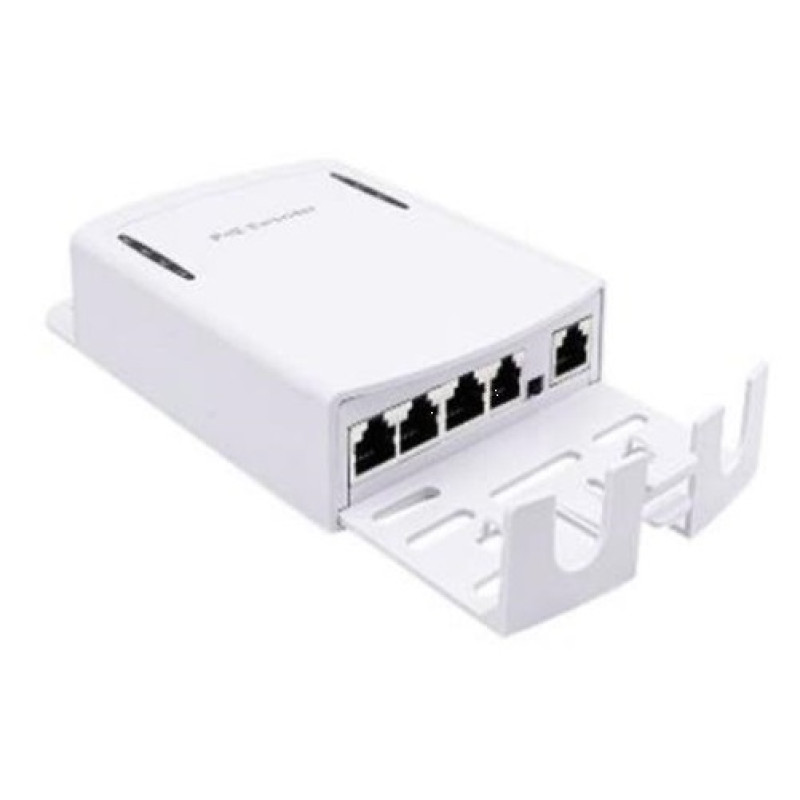 SH-POE-014-O Ārējais PoE atkārtotājs ar 1 ieeju un 4 izejām 802.3afat 30W
