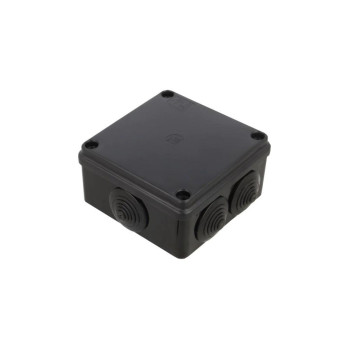 S-BOX-106 BLACK kārba elektr. hermētiska ar gumijas iev. IP65, melna S-BOX-106 BLACK kārba elektr. hermētiska ar gumijas iev. IP65, melna