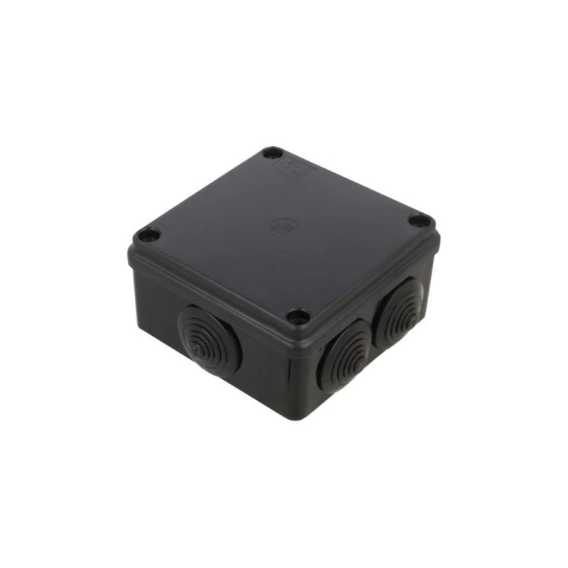 S-BOX-106 BLACK kārba elektr. hermētiska ar gumijas iev. IP65, melna S-BOX-106 BLACK kārba elektr. hermētiska ar gumijas iev. IP65, melna