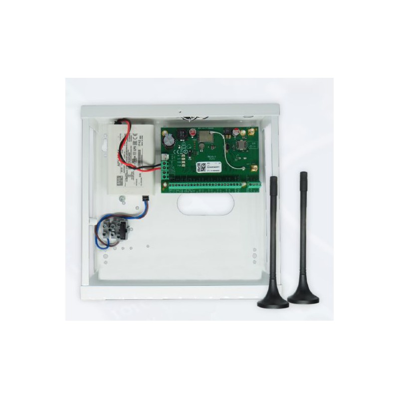 FLEXi SP3i WiFi4G KIT GSM apsardzes sistēma ar kārbu, antenu un transformatoru 10 IO 8 rajoni