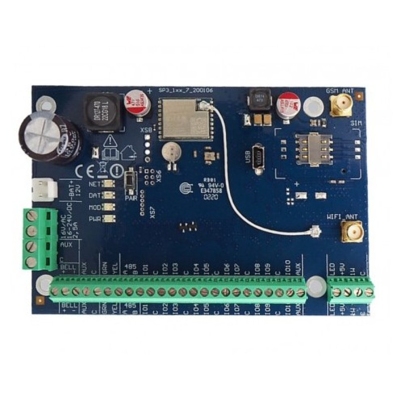 FLEXi SP3 ~ 4G/ Ethernet apsardzes plate ar antenu 10 I/O 8 rajoni FLEXi SP3 ~ 4G/ Ethernet apsardzes plate ar antenu 10 I/O 8 rajoni