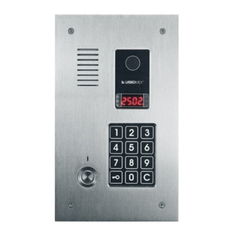 CP-2523TR 255 Abonentu nerūsējošā tērauda ieejas panelis ar TM un RFID nolasītāju LASKOMEX CP-2523TR 255 Abonentu nerūsējošā tērauda ieejas panelis ar TM un RFID nolasītāju LASKOMEX