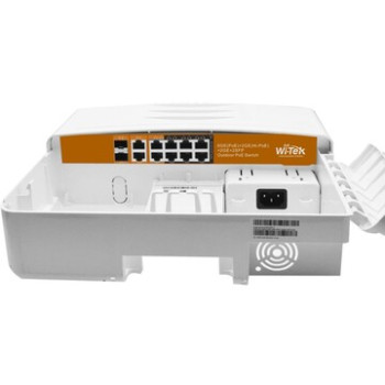 WI-PS310GF-O Ārējais Gigabit PoE komutators 6GE(PoE)+2GE(Hi-PoE)+2GE(Uplink)+2SFP(PoE 120W)