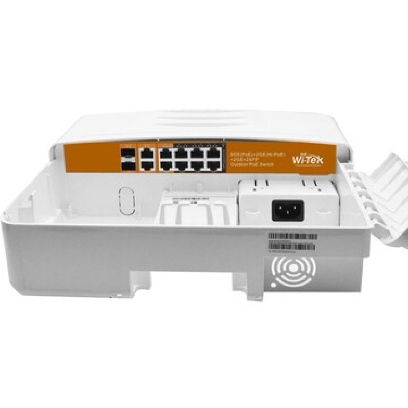 WI-PS310GF-O Ārējais Gigabit PoE komutators 6GE(PoE)+2GE(Hi-PoE)+2GE(Uplink)+2SFP(PoE 120W)
