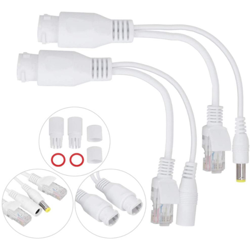 WI-POE22S-KIT Ārējais pasīvais PoE komplekts W WI-POE22S-KIT Ārējais pasīvais PoE komplekts W