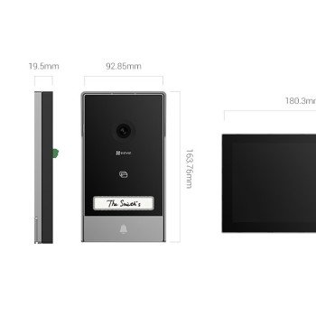 EZVIZ CS-HP7 Wi-Fi domofona komplekts EZVIZ CS-HP7 Wi-Fi domofona komplekts
