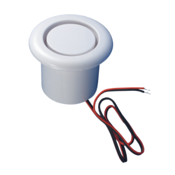 ES-43 balta iekšējā sirēna 40x48x22mm, 12V