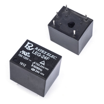 LEG-24F relejs, tinums 24V, kontakti SPDT 15A250V LEG-24F relejs, tinums 24V, kontakti SPDT 15A250V