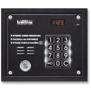 CP-2503TP 255 Abonentu melns ieejas panelis ar TM nolasītāju LASKOMEX CP-2503TP 255 Abonentu melns ieejas panelis ar TM nolasītāju LASKOMEX