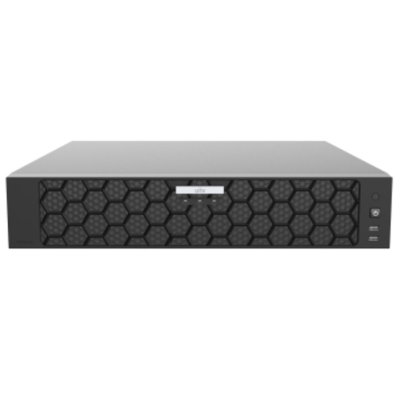 NVR508‑64E‑IQ UNV 32MP IP NVR 64 kanāli 384Mbps HDDx8