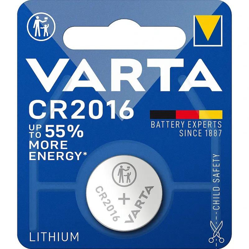 CR2016 3.0v litija VARTA  baterija