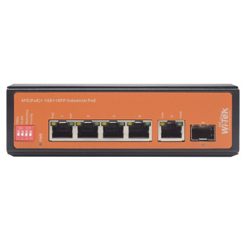 WI-PS206GF-I V1 PoE Komutators 4FE(PoE)+1GE(Uplink)+1SFP(PoE 120W)