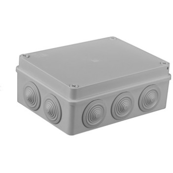 S-BOX-406 kārba elektr. hermētiska ar gumijas iev.190X140X70 S-BOX-406 kārba elektr. hermētiska ar gumijas iev.190X140X70