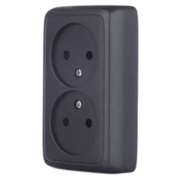 Rozete 2v v/a HEGEL Alfa melna