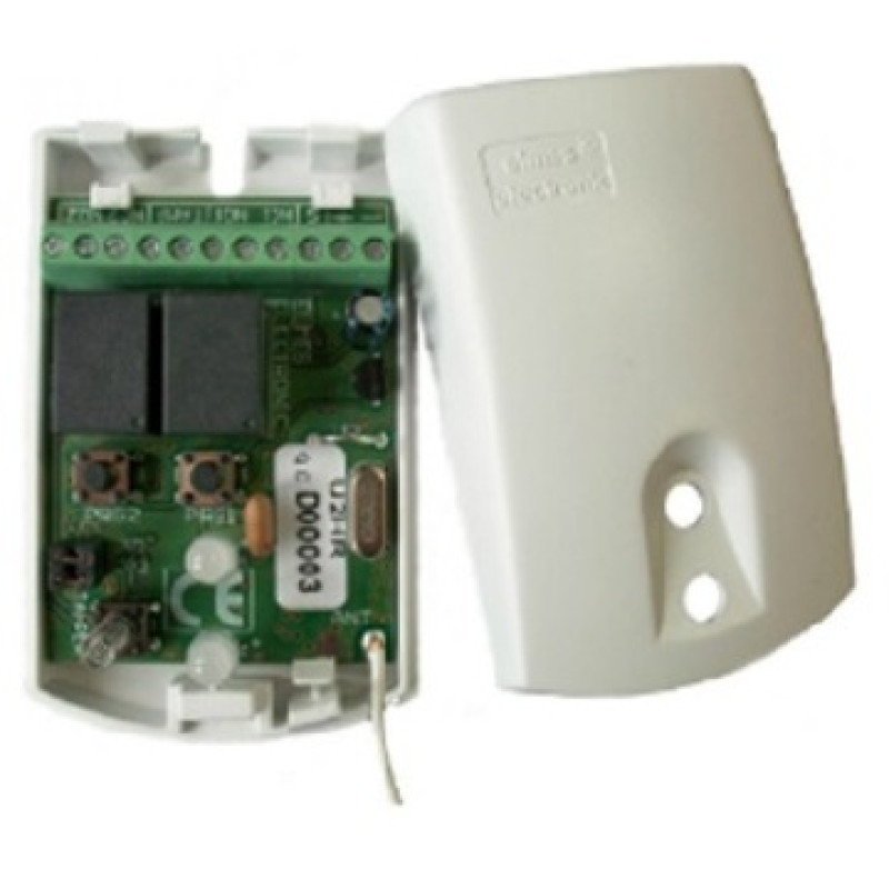 U2HR ELMES 2 kanālu uztvērējs 433.92MHz 100m U2HR ELMES 2 kanālu uztvērējs 433.92MHz 100m