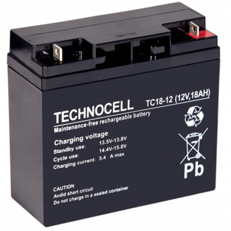 TC18-12 akumulators 18 Ah /12V TC18-12 akumulators 18 Ah /12V