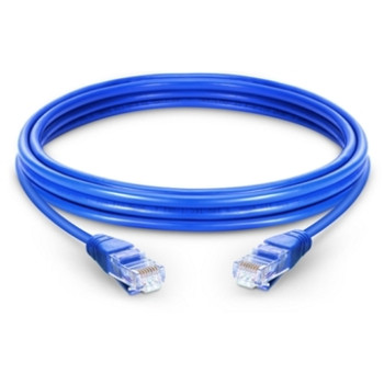 Patch kabelis 5m CAT-5E zils