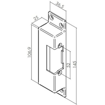 Pretplāksne 84 virsapmetuma slēdzenei, pelēka Pretplāksne 84 virsapmetuma slēdzenei, pelēka