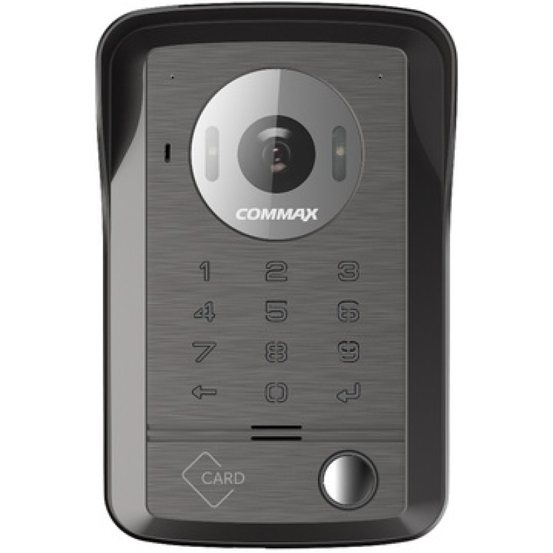 DRC-41DK zemapmetuma video ieejas panelis ar kodu un Mifare nolasitāju 75° IR 12Vdc