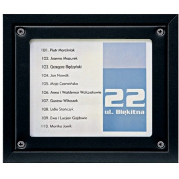 NP-4100 (melns) saraksta panelis NP-4100 (melns) saraksta panelis