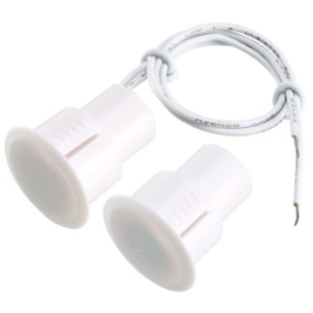 CH-03 L WH balts magnētiskais kontakts metāla durvīm