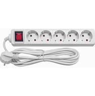 Pagarinātājs 5 ligzdas 1,5m AS-GB05S 3x1.5