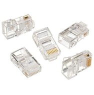 RJ45 CAT5 konektors (iepakojums 10 gb)